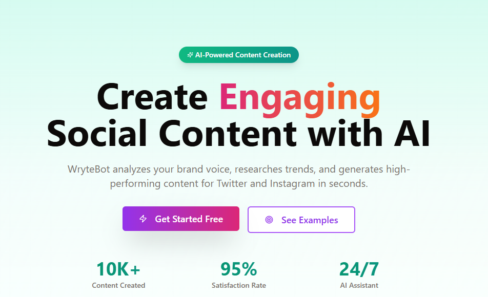 WryteBot - Social Media Sidekick